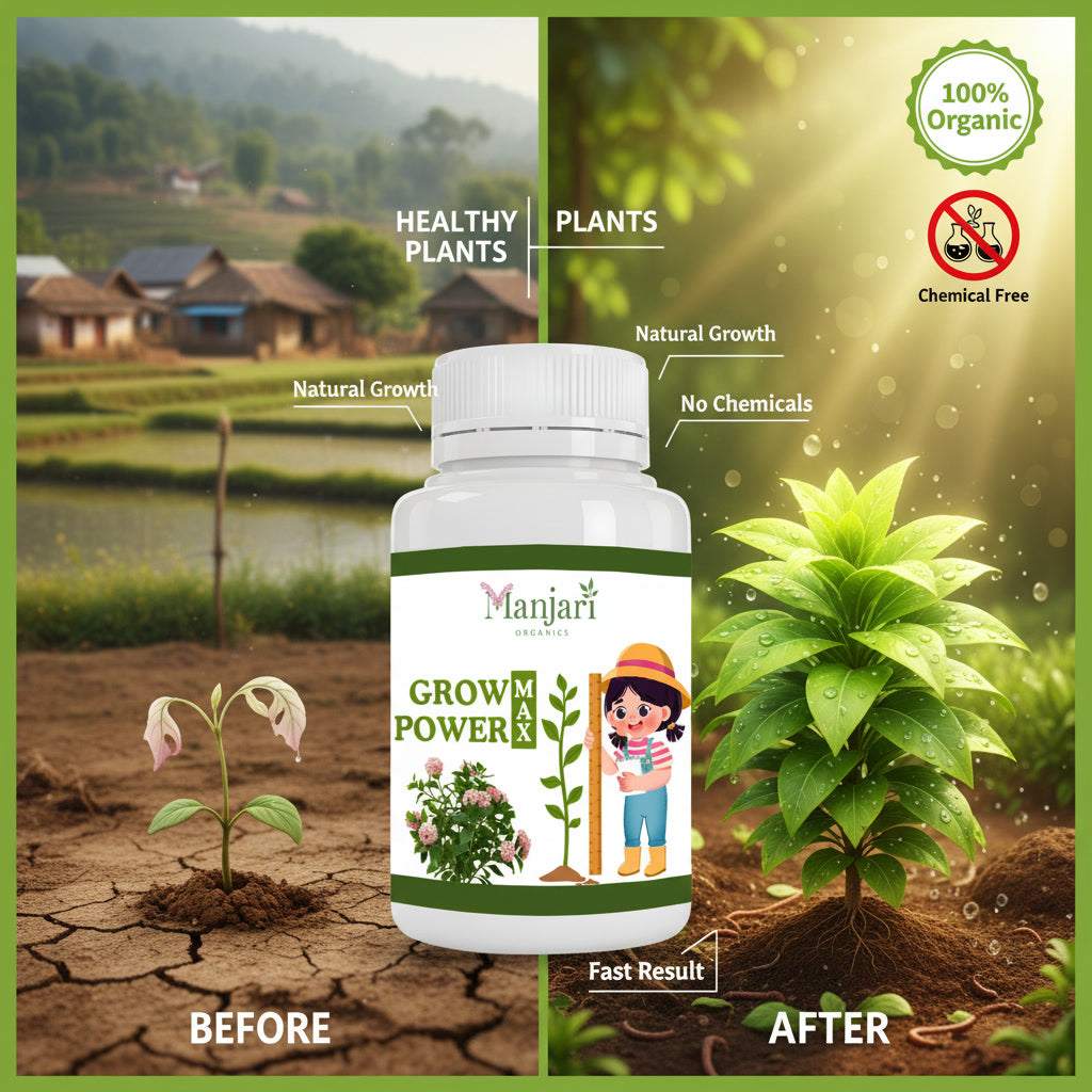 Grow Power Max Plant Growth Booster for More Flowers, Fruits & Greener Plants 250ML