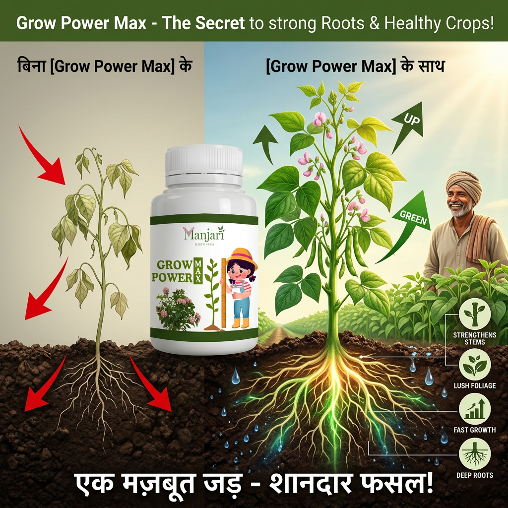 Grow Power Max Plant Growth Booster for More Flowers, Fruits & Greener Plants 250ML