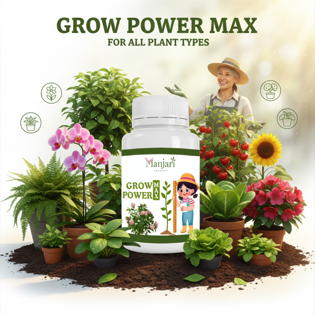 Grow Power Max Plant Growth Booster for More Flowers, Fruits & Greener Plants 250ML