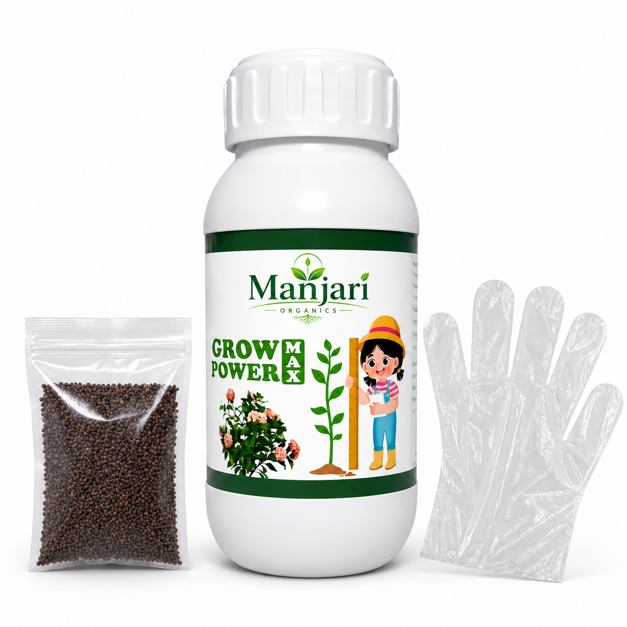 Grow Power Max Plant Growth Booster for More Flowers, Fruits & Greener Plants 250ML